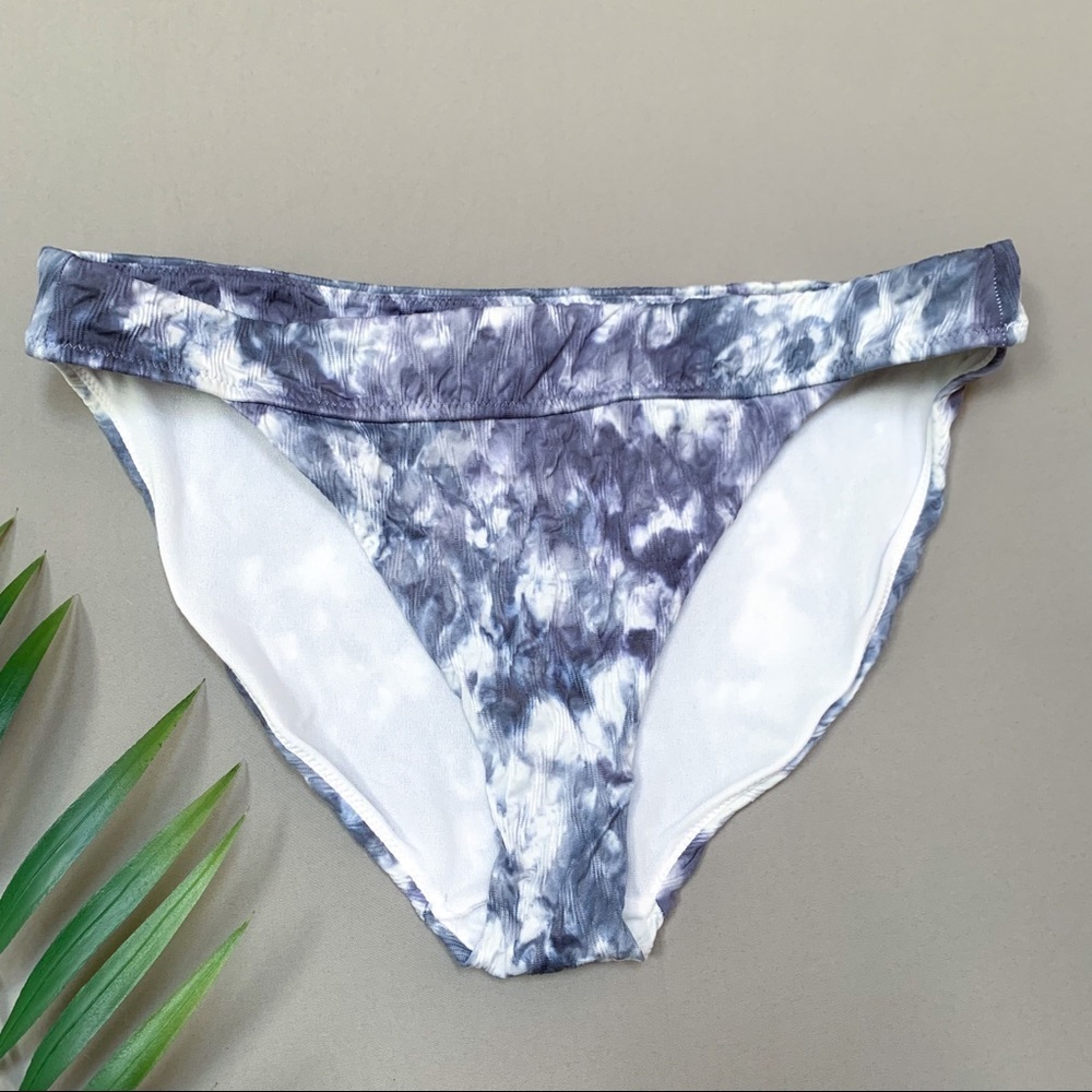 ATHLETA blue gray tie dye Tulum bikini bottoms, L. - Picture 6 of 8